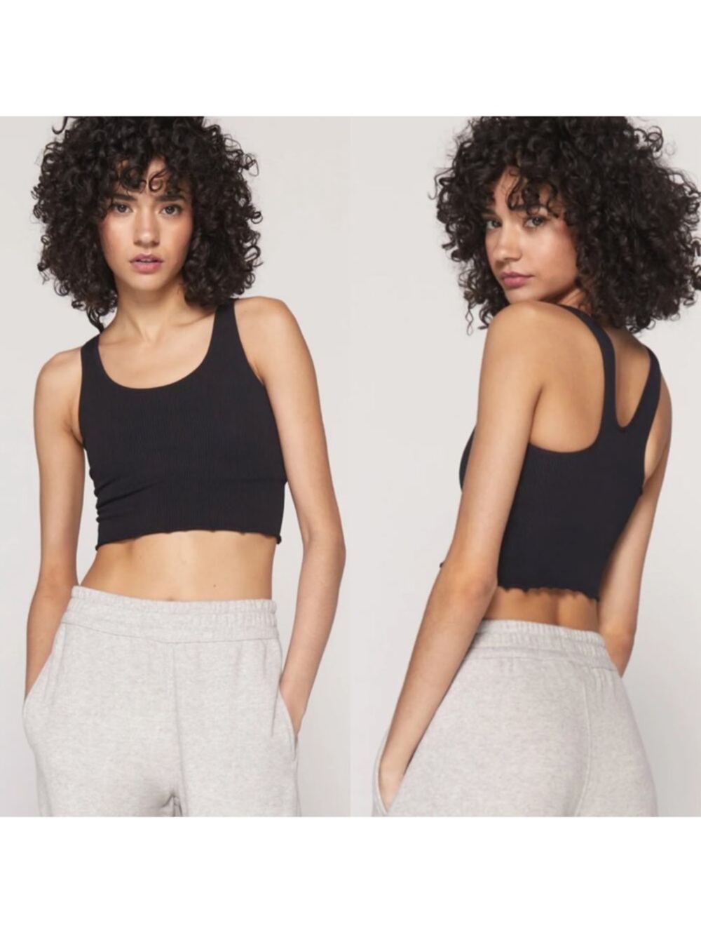 Spiritual Gangster Amor Ribbed Cropped Tank